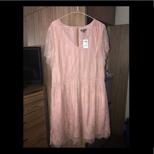 Pink lace dress from Charlotte Russe!